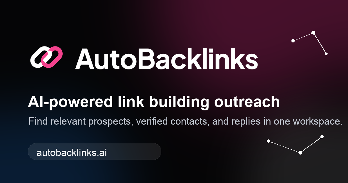 Automate your link building outreach with one tool